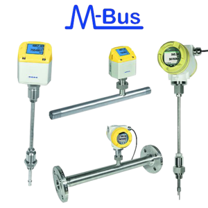 M-Bus gas meters for compressed air, natural and industrial gas
