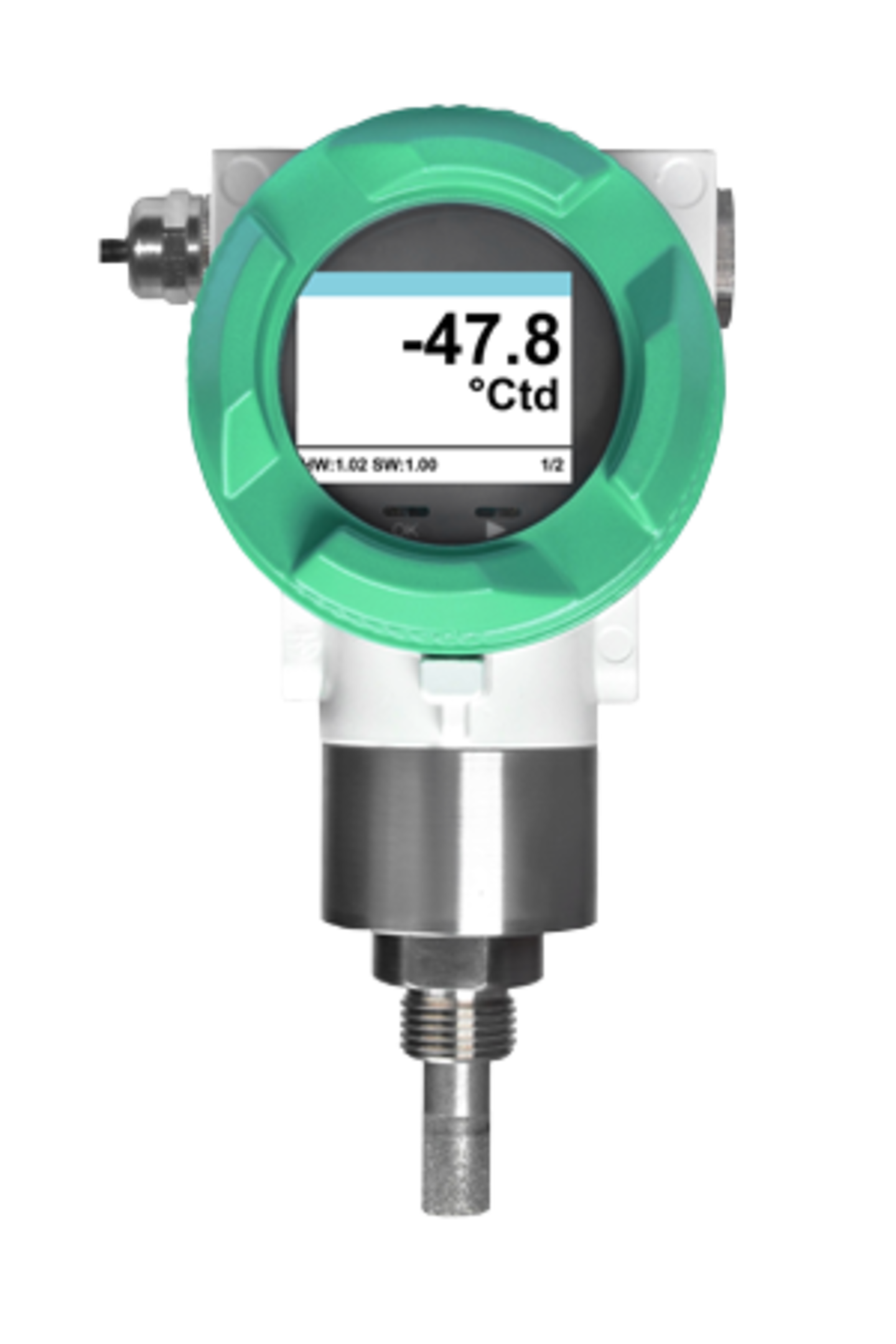 FA 550 - sensor de ponto de orvalho para ar comprimido e gás para uso em condições industriais adversas