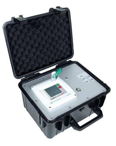 Affordable mobile chart recorder in a case DS 400 mobile