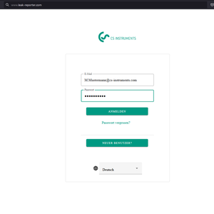 Interface: Login Seite mit URL