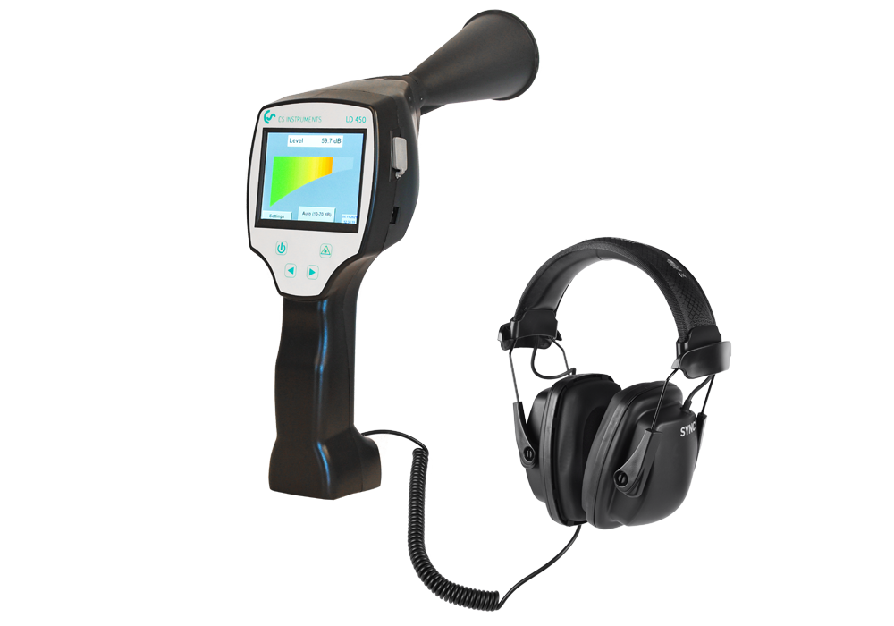 CS INSTRUMENTS Läckagedetektor LD 450 med headset