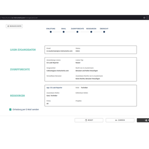 User Interfaces: Benutzer anlegen