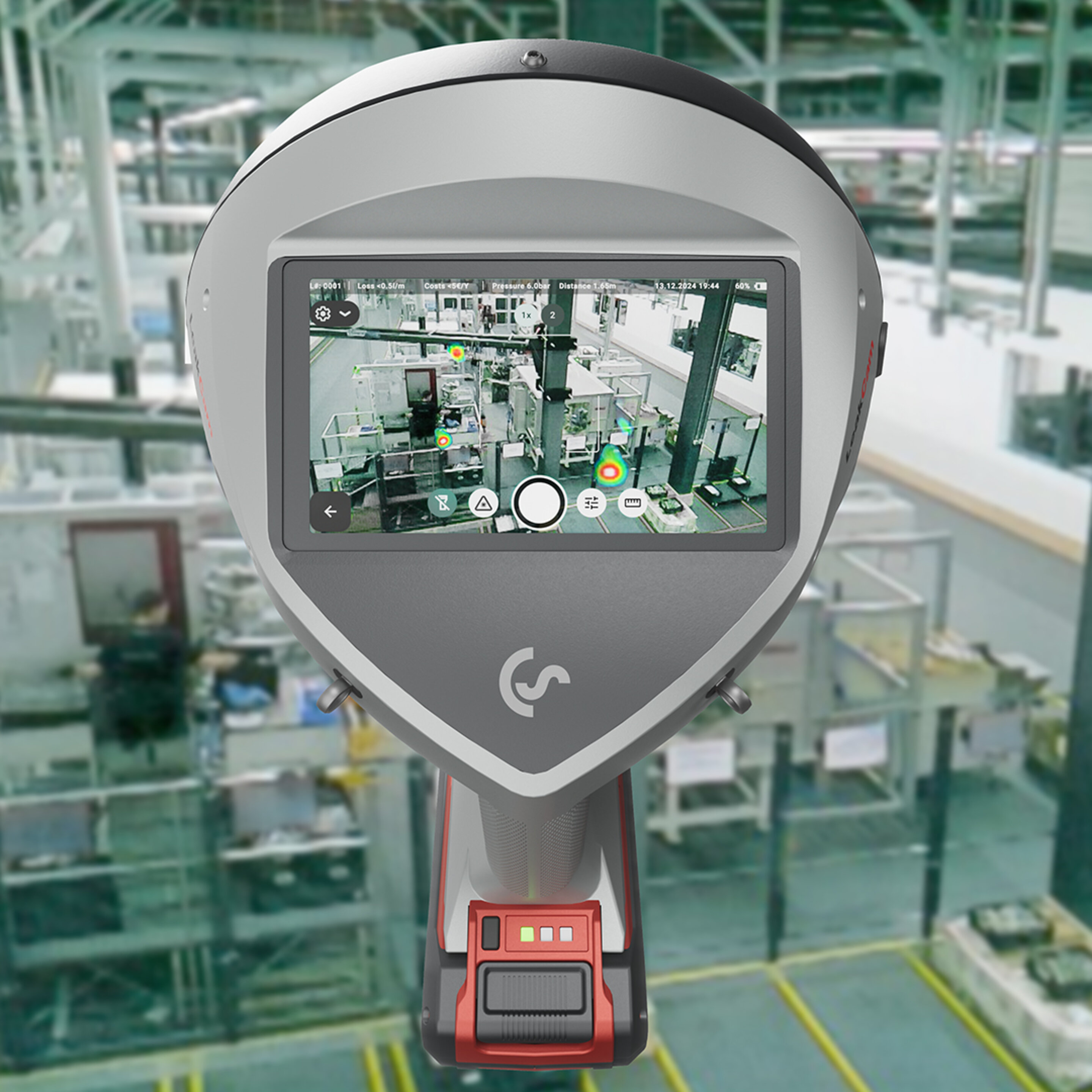 LeakCam 600: todas las fugas de aire comprimido relevantes de un ...