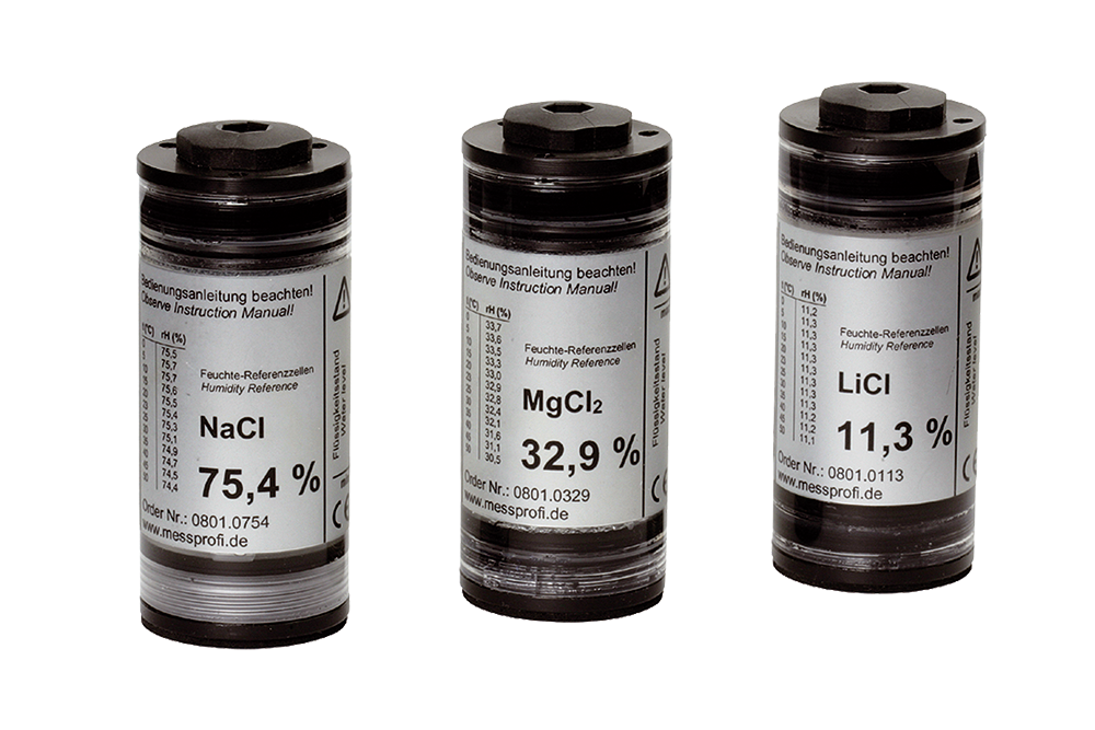 Control and calibration set for dew point sensors