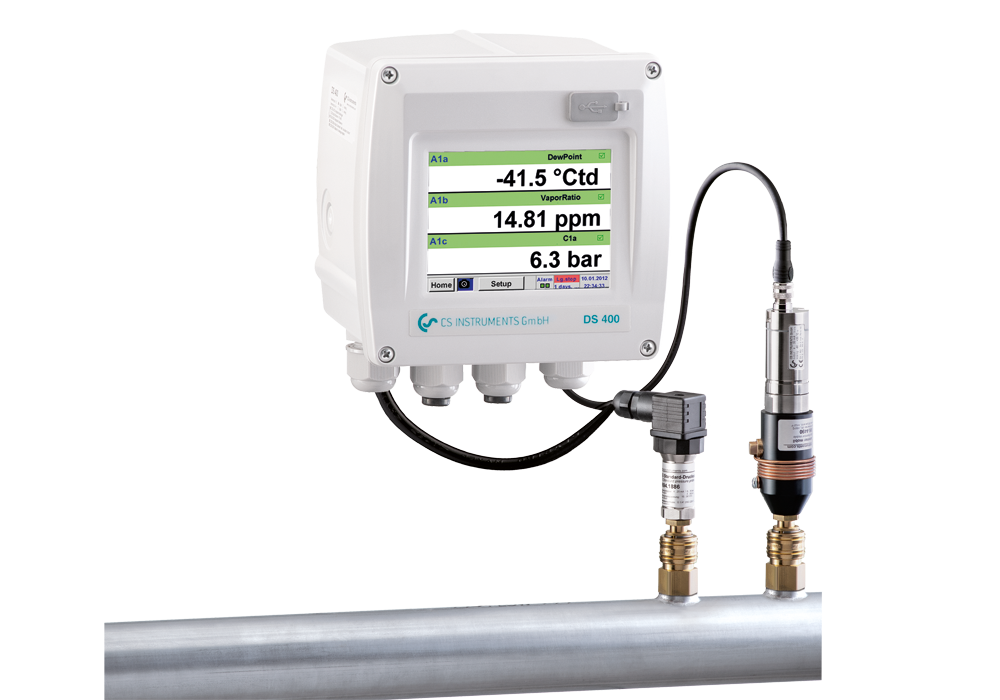 Dew point monitoring for medical compressed air