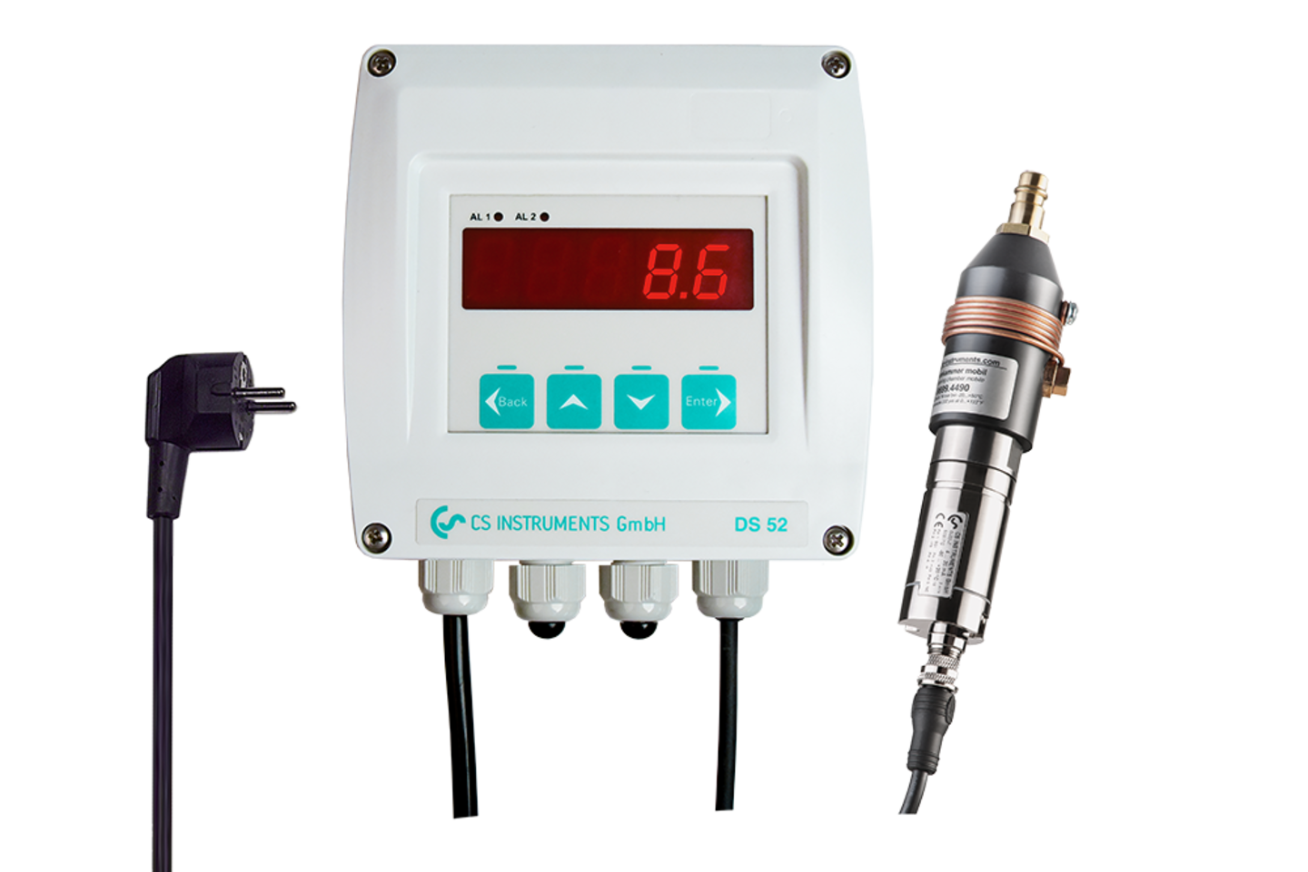 Dew point measurement DS 52-set for refrigeration dryers