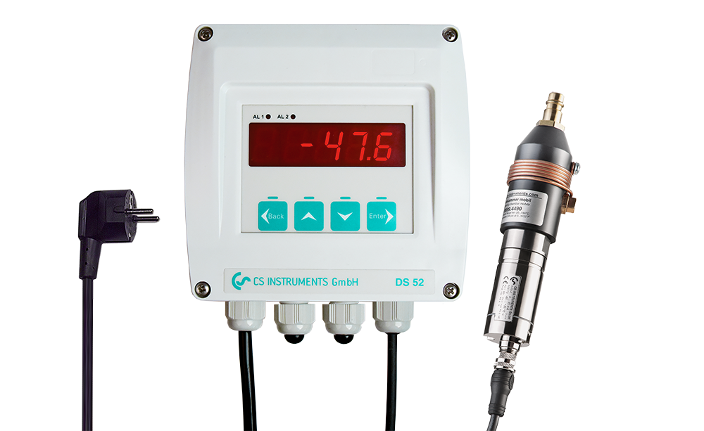 Dew point measurement DS 52-set for desiccant dryers