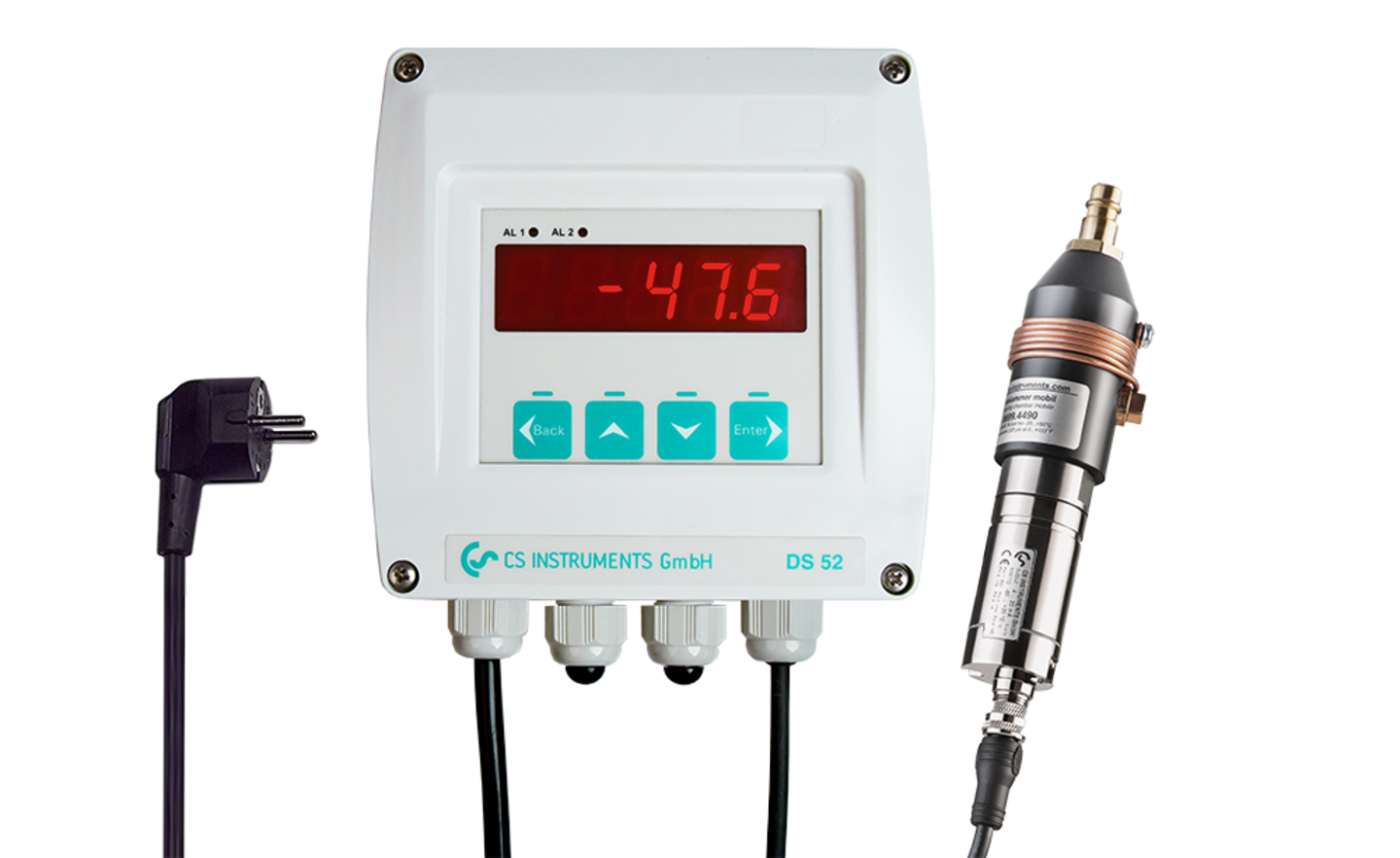 Dew point measurement DS 52-set for desiccant dryers