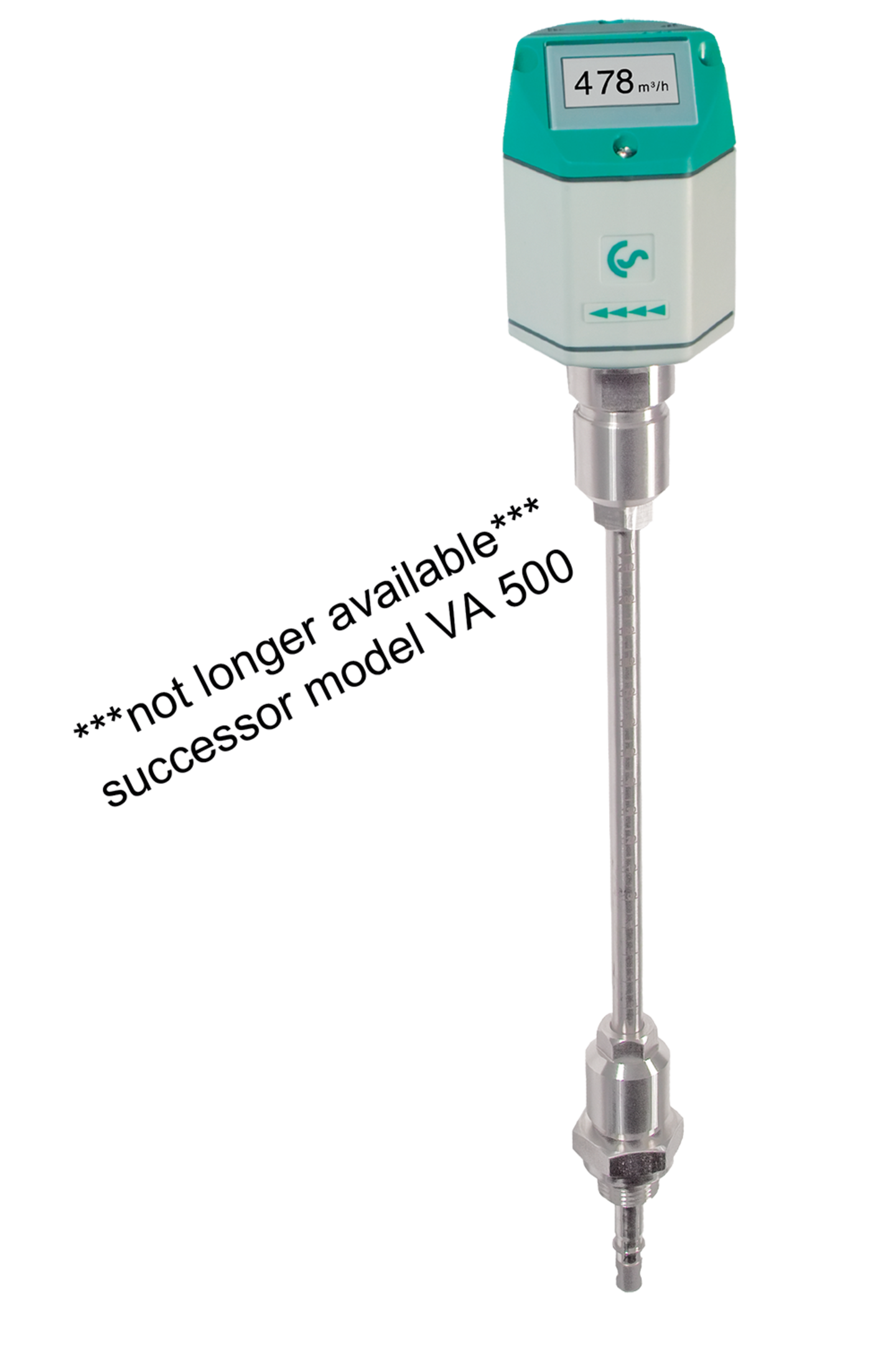 Flowsensor VA 400 voor perslucht en gas