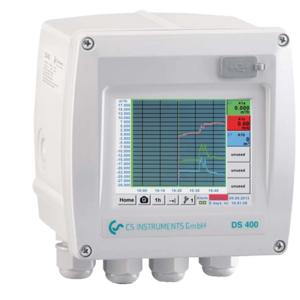 Bildschirmschreiber DS 400 mit Grafikdisplay zur Leckageberechnung in Druckluft und Gas