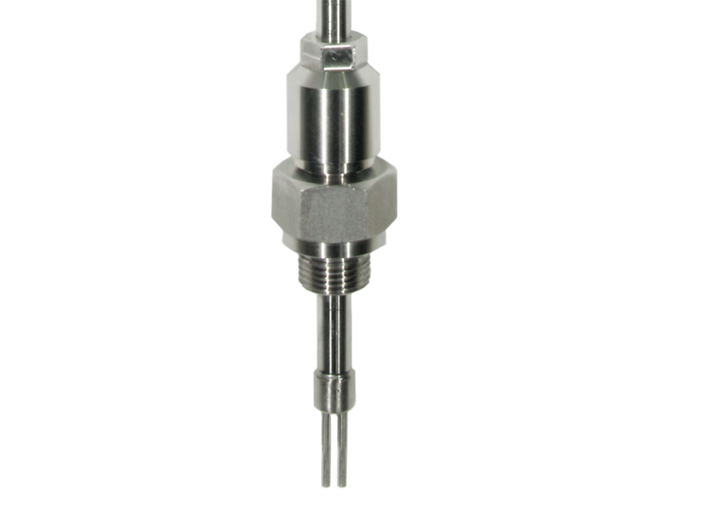 Stainless steel pressure tight sensor tip