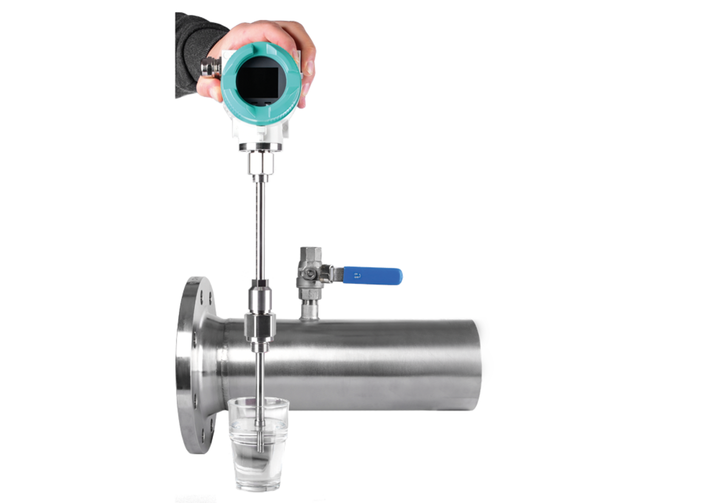 Uncomplicated cleaning of the VA 550 flow meter
