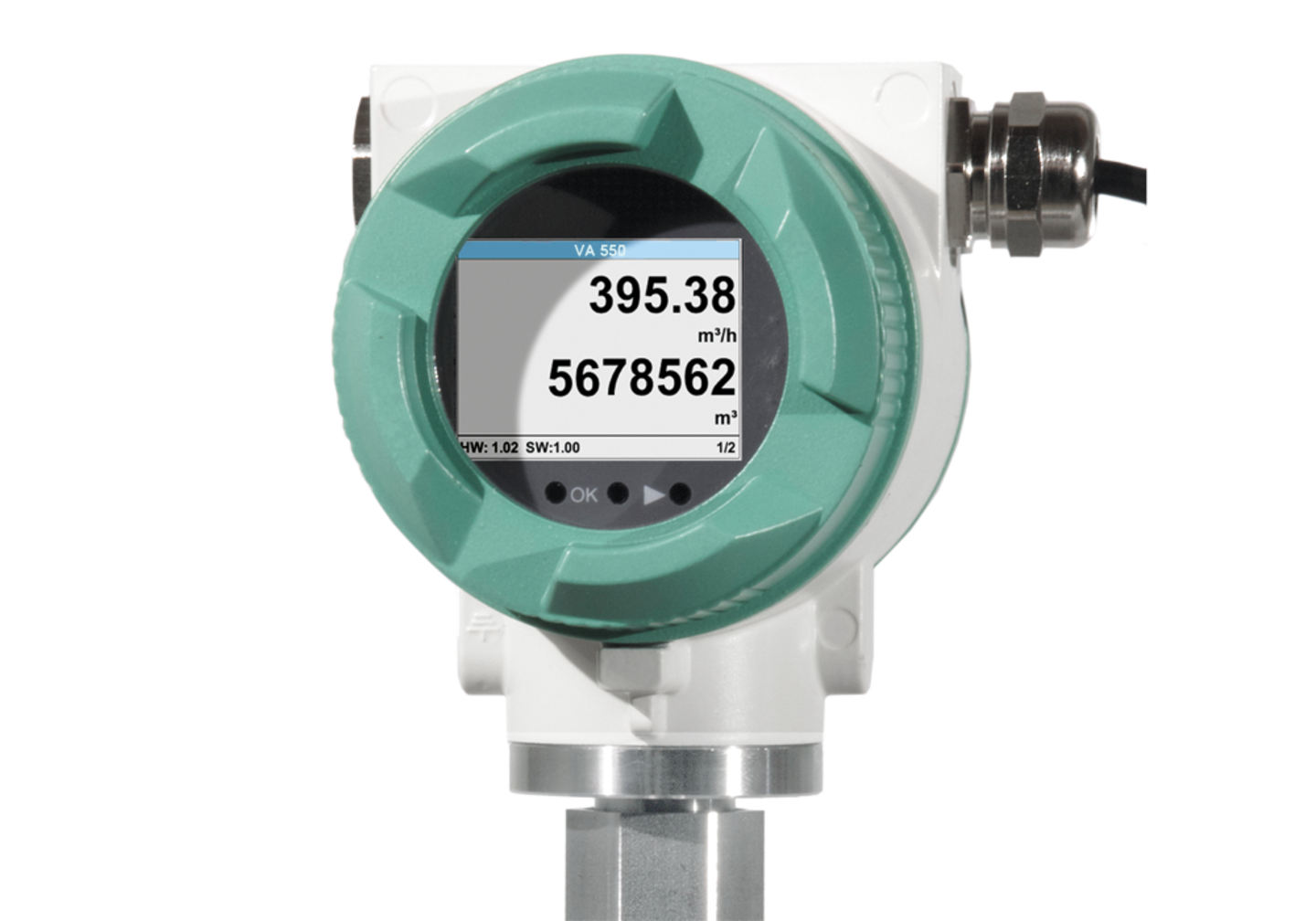 <p>Due to its robust die-cast aluminum housing and a protection class of IP 67, the VA 550 is ideal for use in harsh industrial conditions. The VA 550 flow sensor is ideally suited for outdoor use, its sealed housing protects it against a wide range of weather conditions.</p>