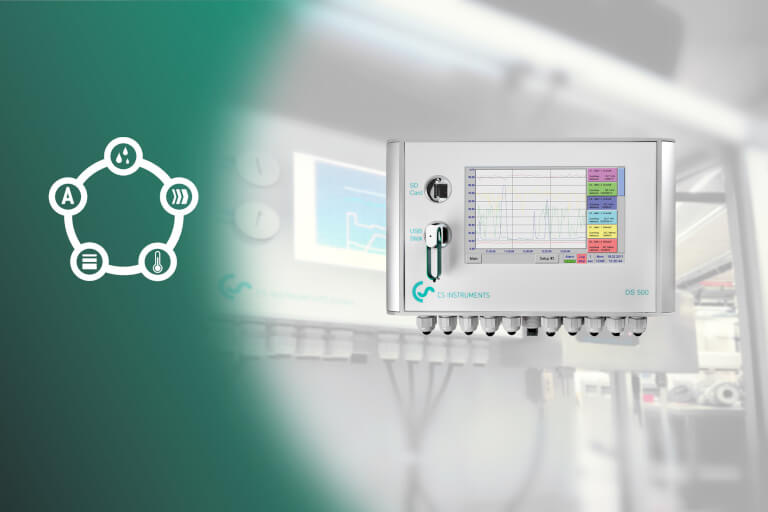 Sensors for measuring compressed air and industrial gases | CS INSTRUMENTS