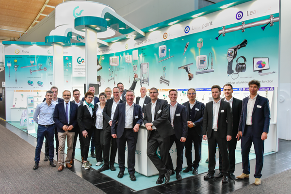 The team of CS Instruments at the ComVac / Hannover Messe 2019