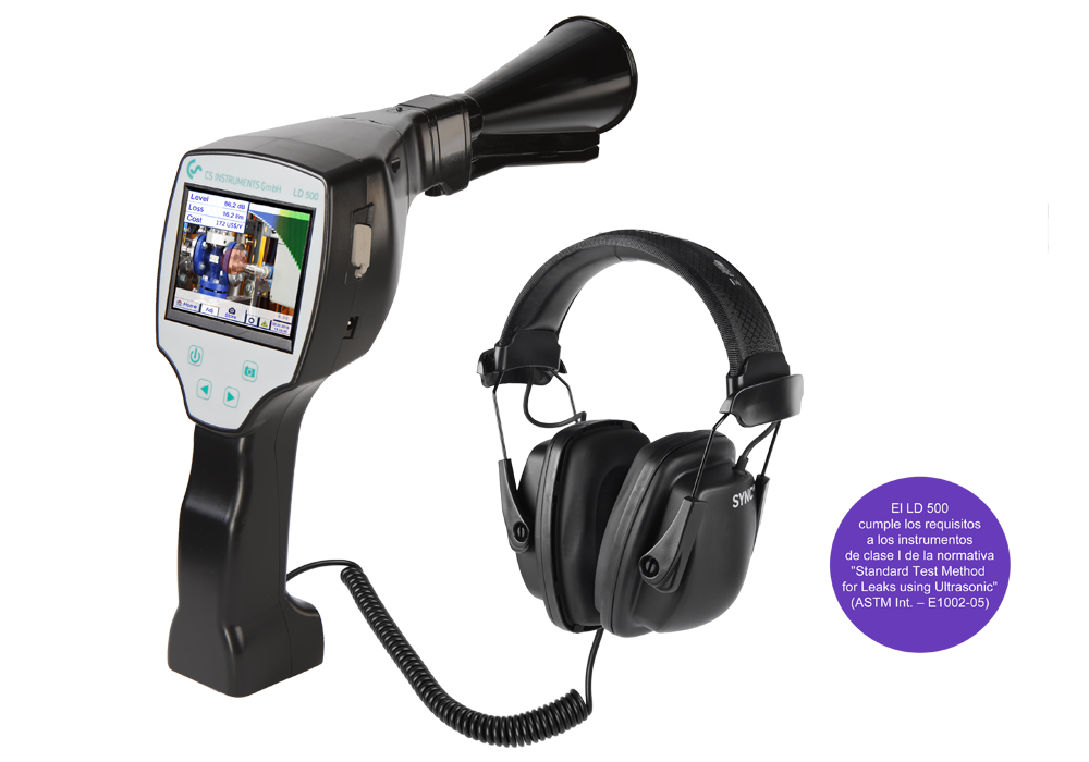 de fugas en sistemas de aire comprimido y de gases - 500/LD 510