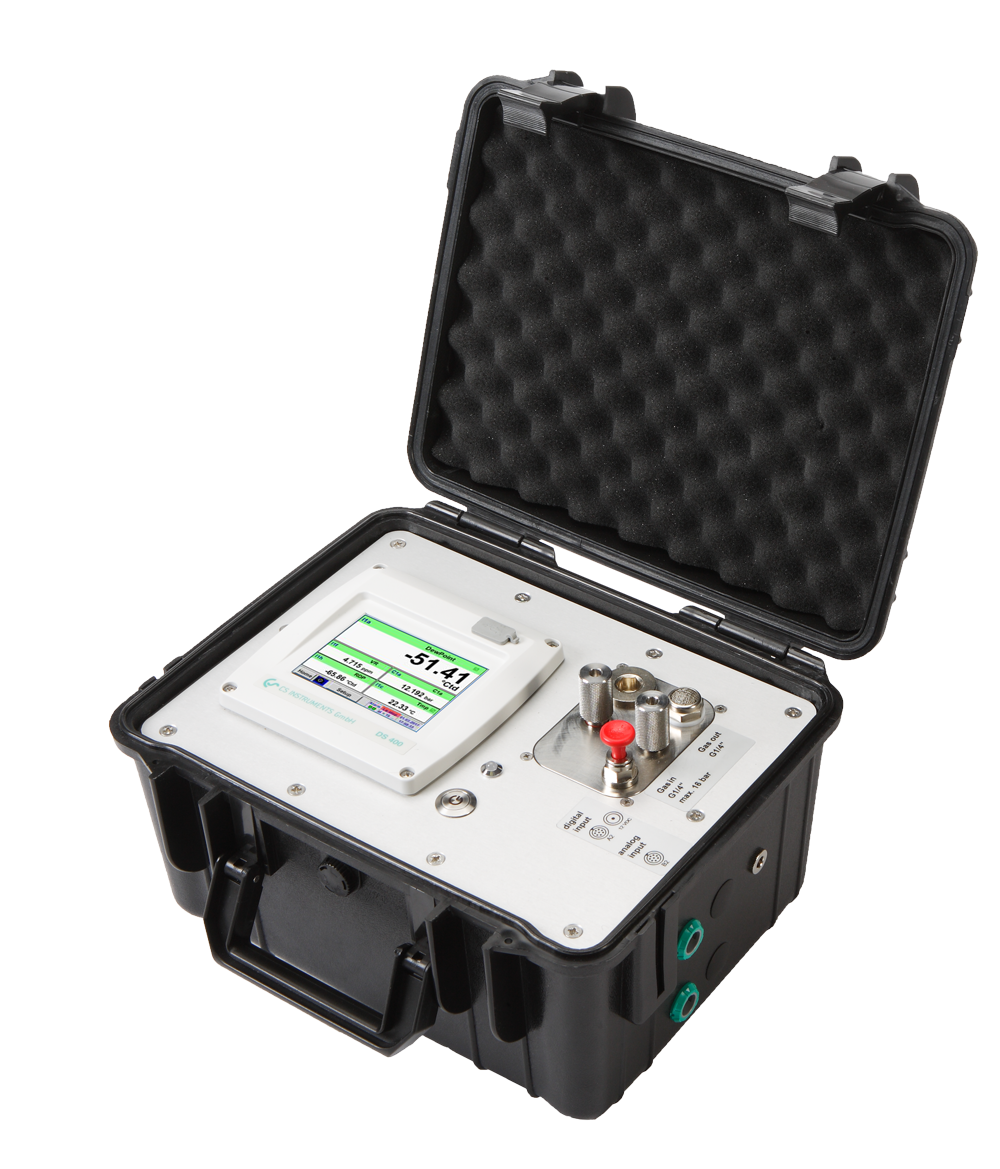 Mobile Dew Point Measurement System with integrated Pressure Sensor - DP 400 mobile