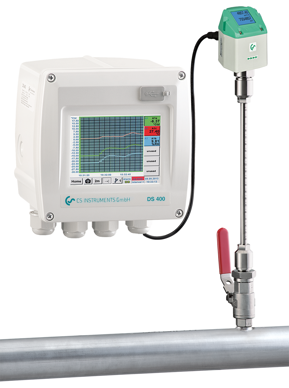 Mass flow measurement device - DS 400