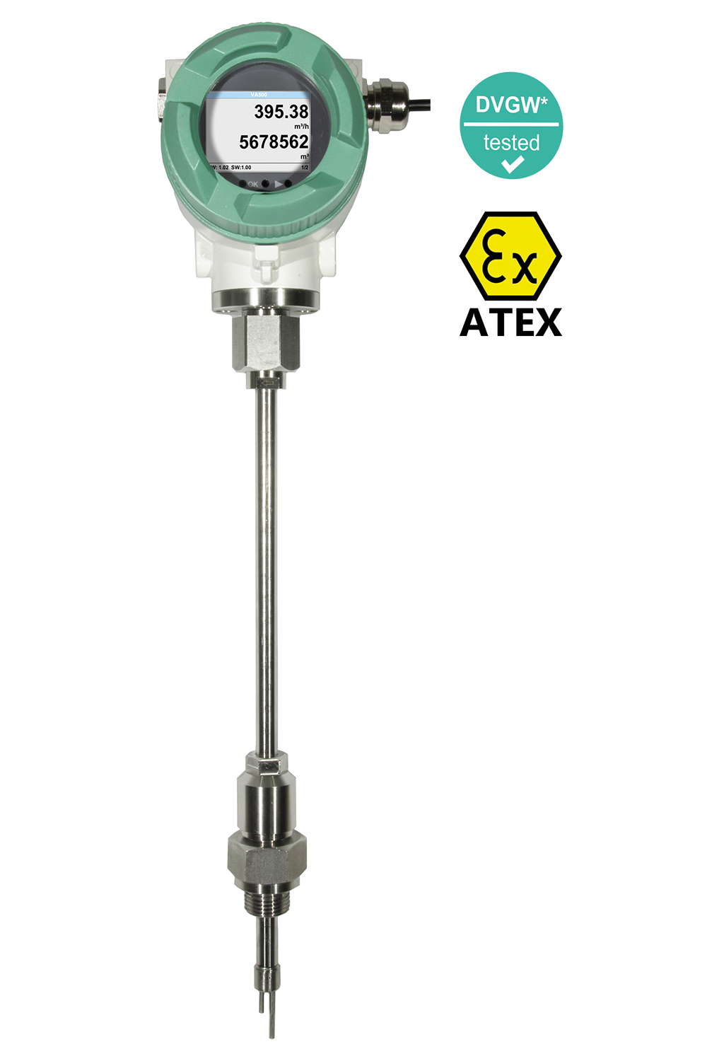 Đồng hồ đo lưu lượng với sự chấp thuận ATEX - VA550